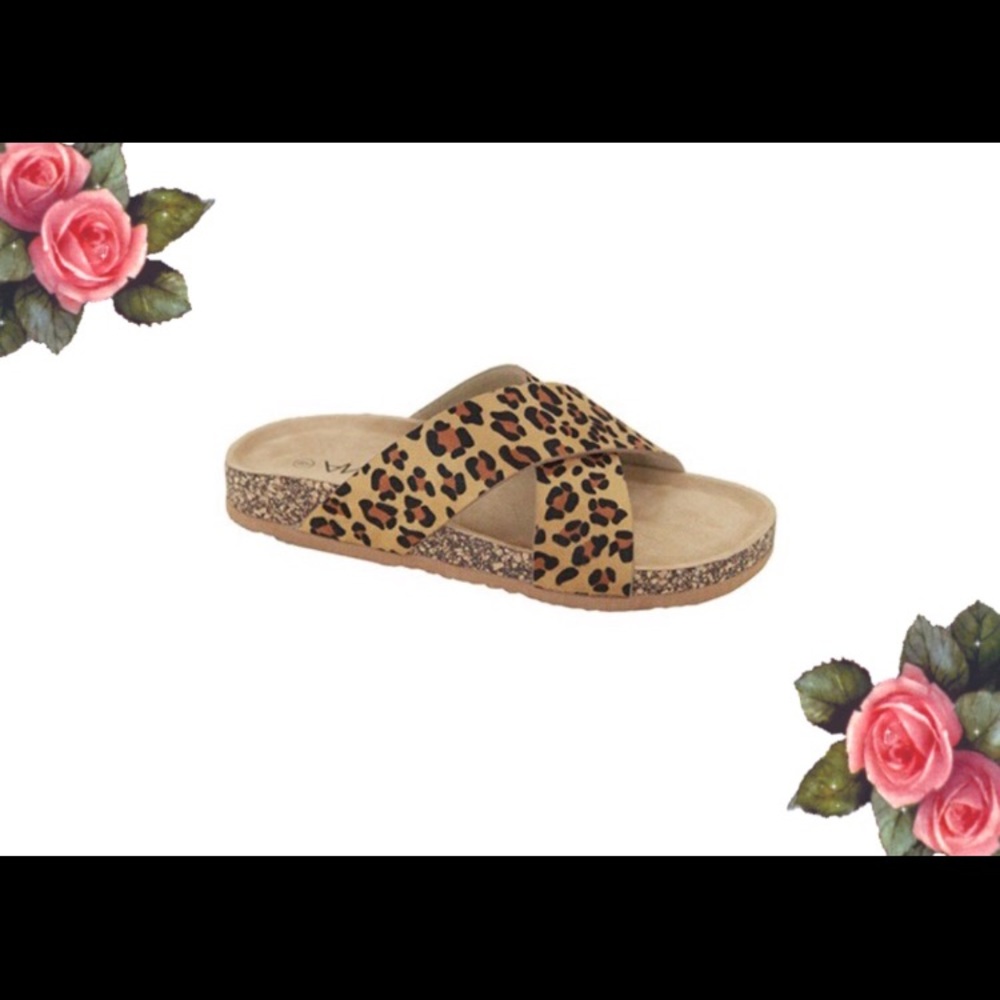 🌸Leopard Slides🌸